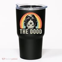 The Dood Mom Bernedoodle Doodle Dog Dad Tumbler thumb 0