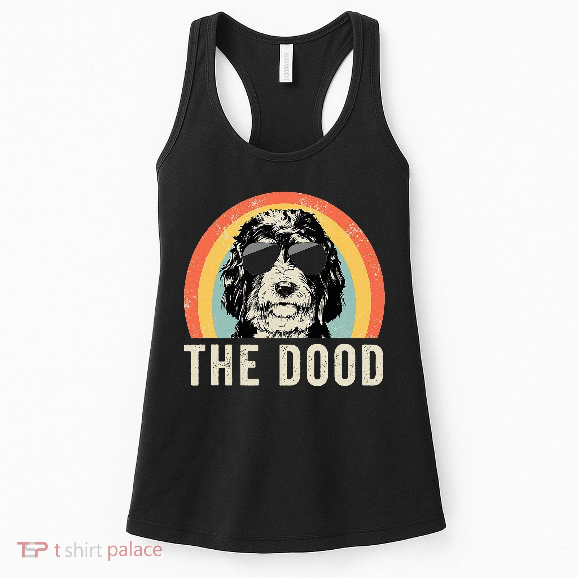 The Dood Mom Bernedoodle Doodle Dog Dad Women's Tank Top