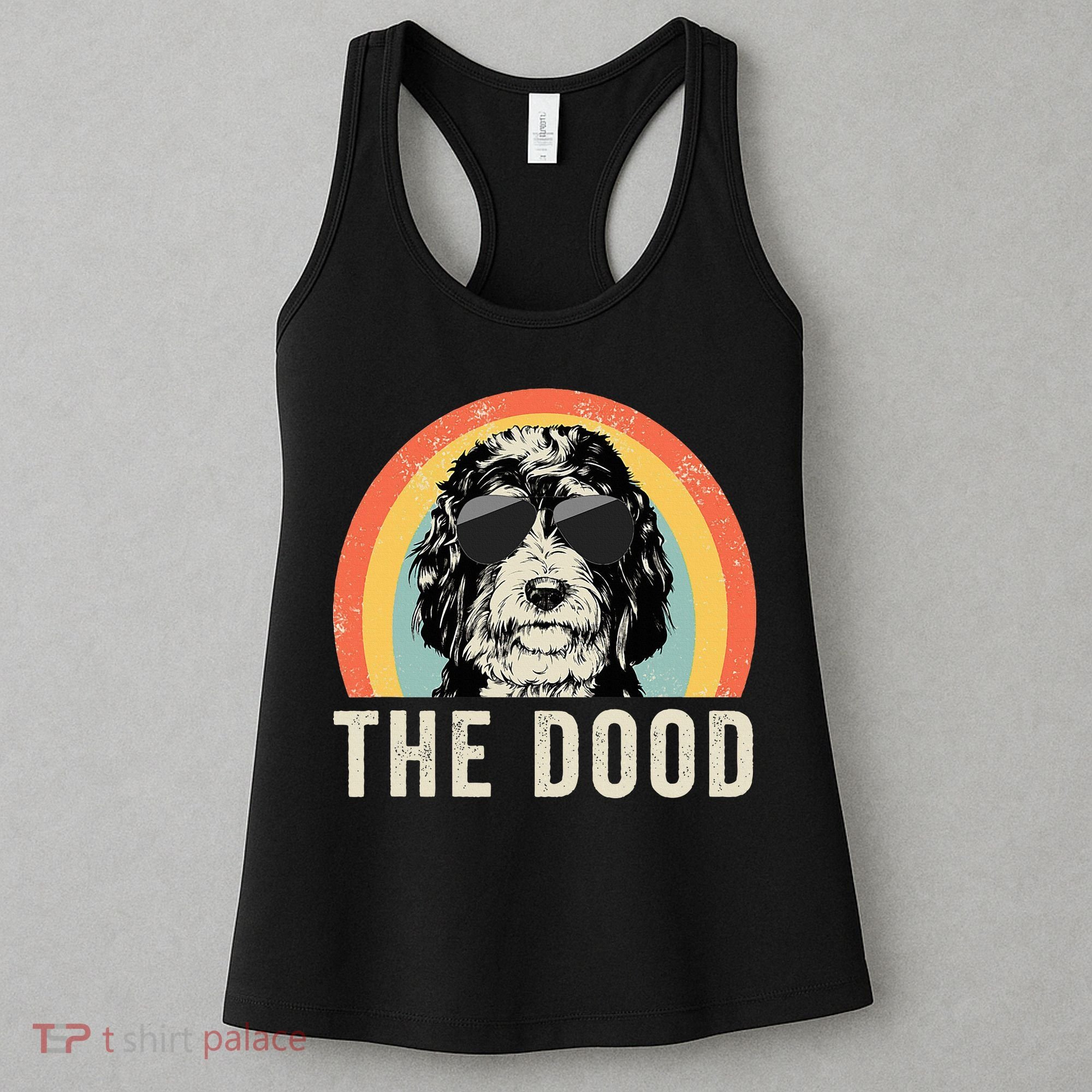 The Dood Mom Bernedoodle Doodle Dog Dad Women's Tank Top