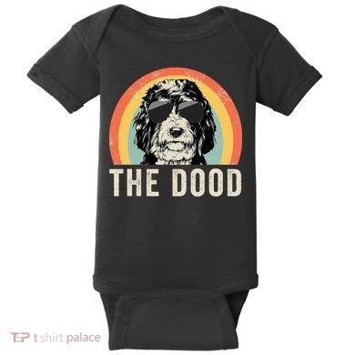 The Dood Mom Bernedoodle Doodle Dog Dad Baby Bodysuit