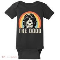The Dood Mom Bernedoodle Doodle Dog Dad Baby Bodysuit thumb 0