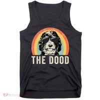The Dood Mom Bernedoodle Doodle Dog Dad Tank Top thumb 0