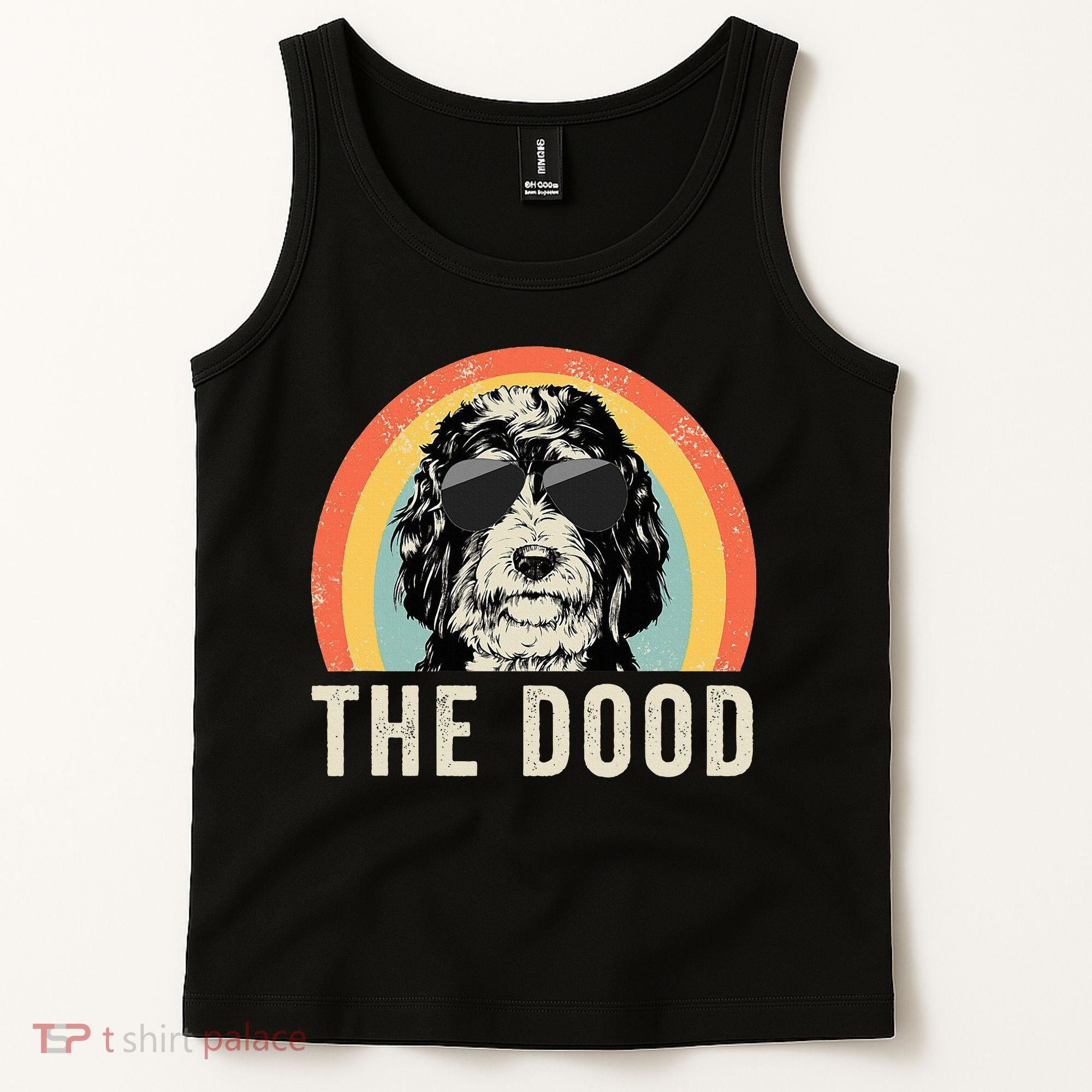 The Dood Mom Bernedoodle Doodle Dog Dad Tank Top