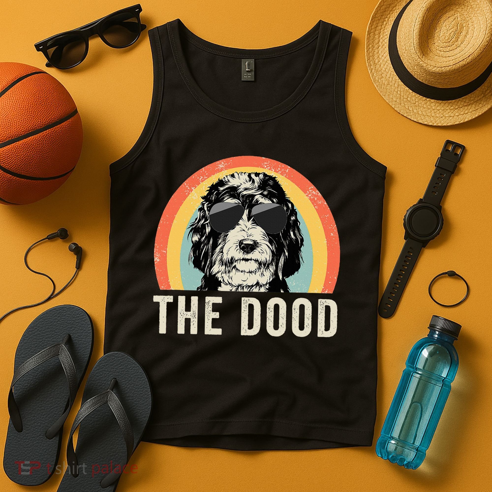 The Dood Mom Bernedoodle Doodle Dog Dad Tank Top