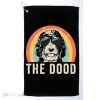 The Dood Mom Bernedoodle Doodle Dog Dad Golf Towel thumb 0