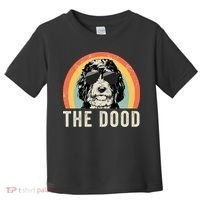 The Dood Mom Bernedoodle Doodle Dog Dad Toddler T-Shirt thumb 0