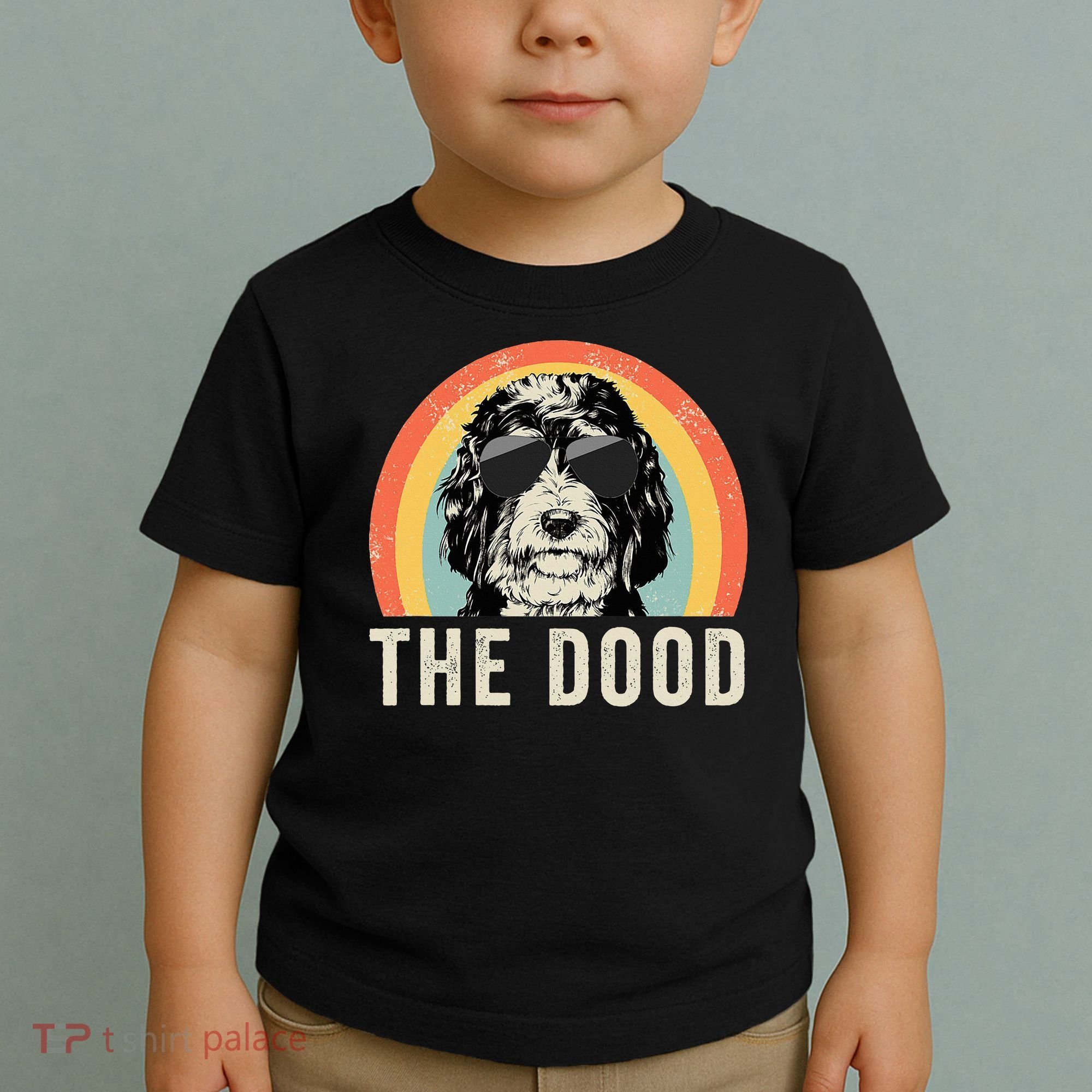 The Dood Mom Bernedoodle Doodle Dog Dad Toddler T-Shirt