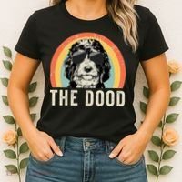 The Dood Mom Bernedoodle Doodle Dog Dad Women's T-Shirt thumb 2