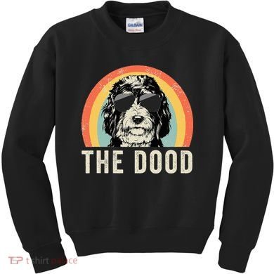 The Dood Mom Bernedoodle Doodle Dog Dad Kids Sweatshirt