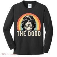 The Dood Mom Bernedoodle Doodle Dog Dad Kids Long Sleeve Shirt thumb 0