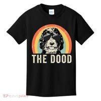 The Dood Mom Bernedoodle Doodle Dog Dad Kids T-Shirt thumb 0