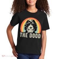 The Dood Mom Bernedoodle Doodle Dog Dad Kids T-Shirt thumb 2