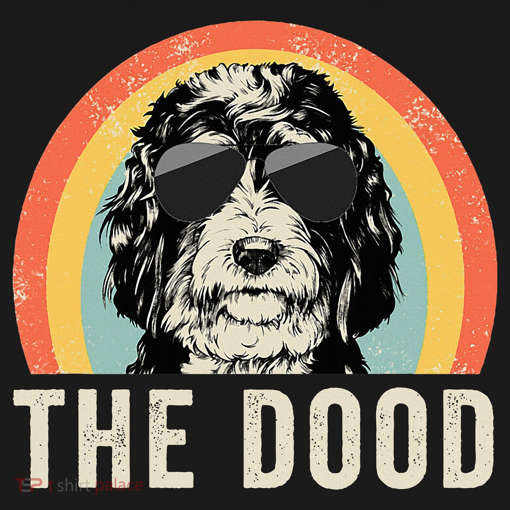 The Dood Mom Bernedoodle Doodle Dog Dad Kids T-Shirt