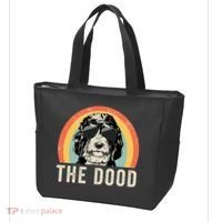 The Dood Mom Bernedoodle Doodle Dog Dad Tote Bag thumb 3