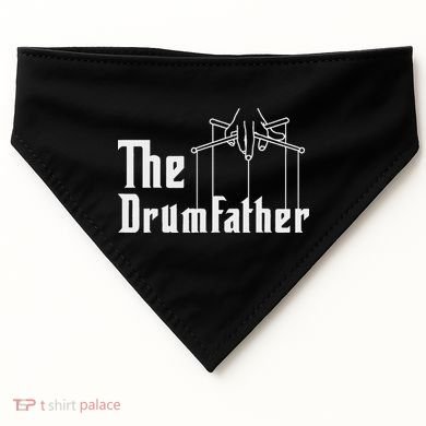 The Drumfather Musician Percussion Instrument Player Drummer USA-Made Doggie Bandana