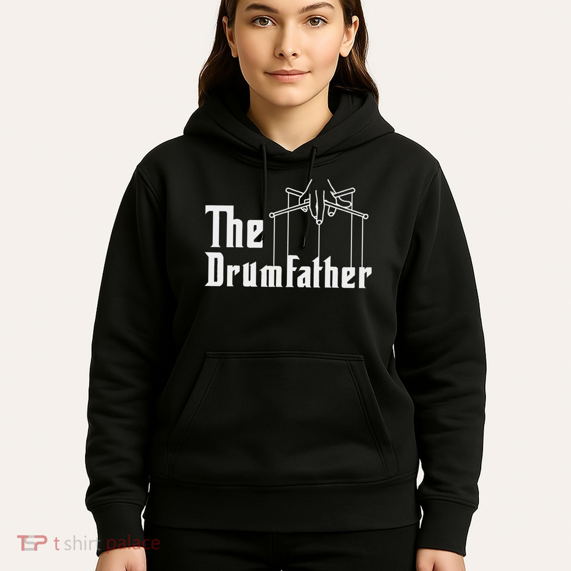 The Drumfather Musician Percussion Instrument Player Drummer Hoodie