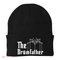 The Drumfather Musician Percussion Instrument Player Drummer Beanie thumb 0