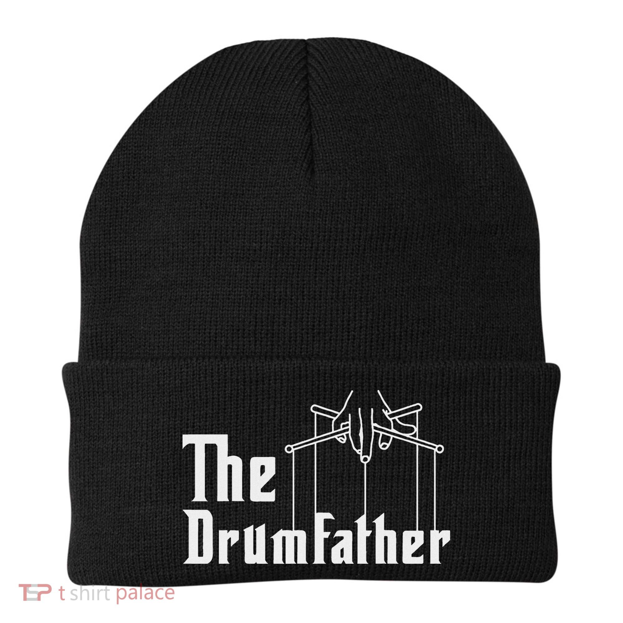 The Drumfather Musician Percussion Instrument Player Drummer Beanie