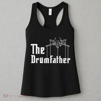 The Drumfather Musician Percussion Instrument Player Drummer Women's Tank Top thumb 3