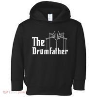 The Drumfather Musician Percussion Instrument Player Drummer Toddler Hoodie thumb 0