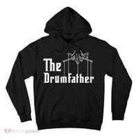 The Drumfather Musician Percussion Instrument Player Drummer Tall Hoodie thumb 0