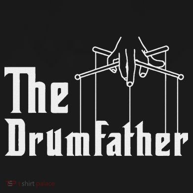 The Drumfather Musician Percussion Instrument Player Drummer Tall Hoodie