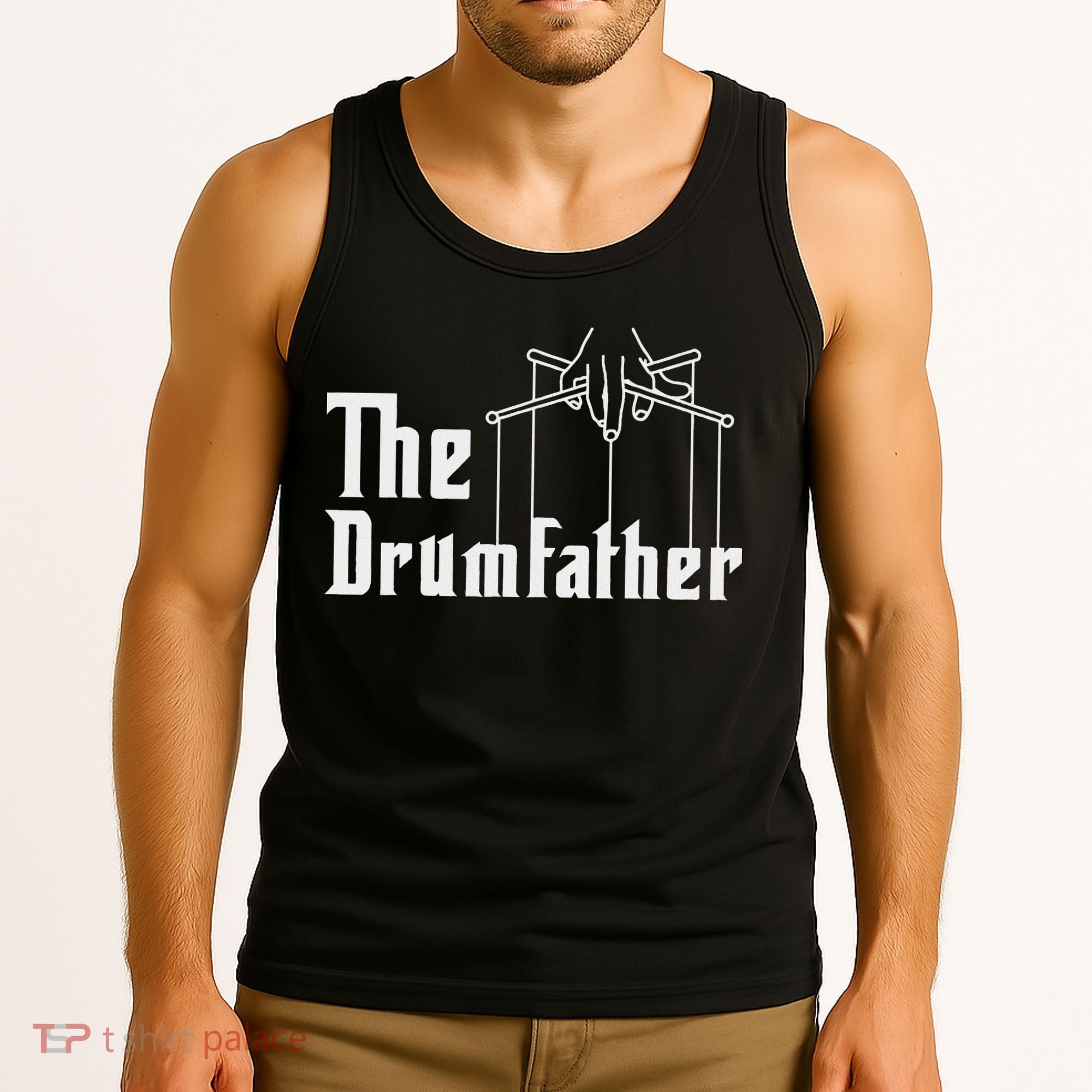The Drumfather Musician Percussion Instrument Player Drummer Tank Top