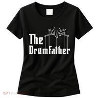 The Drumfather Musician Percussion Instrument Player Drummer Women's T-Shirt thumb 0