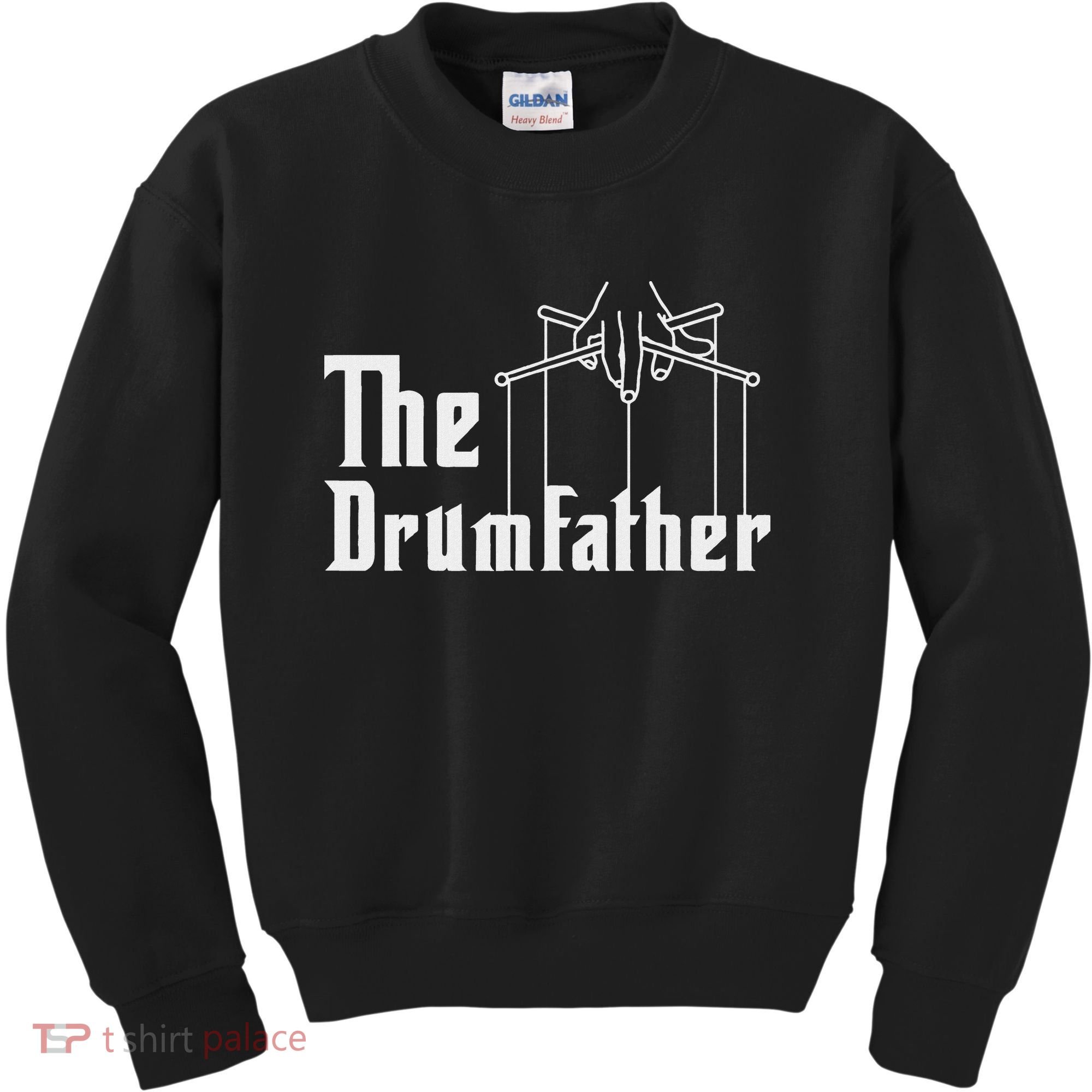 The Drumfather Musician Percussion Instrument Player Drummer Kids Sweatshirt