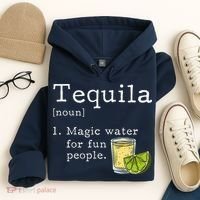 Tequila Definition Magic Water For Fun People Drinking Hoodie thumb 4