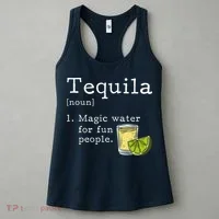 Tequila Definition Magic Water For Fun People Drinking Women's Tank Top thumb 3