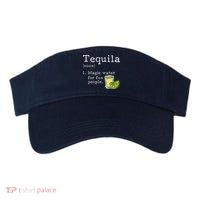 Tequila Definition Magic Water For Fun People Drinking Visor thumb 0