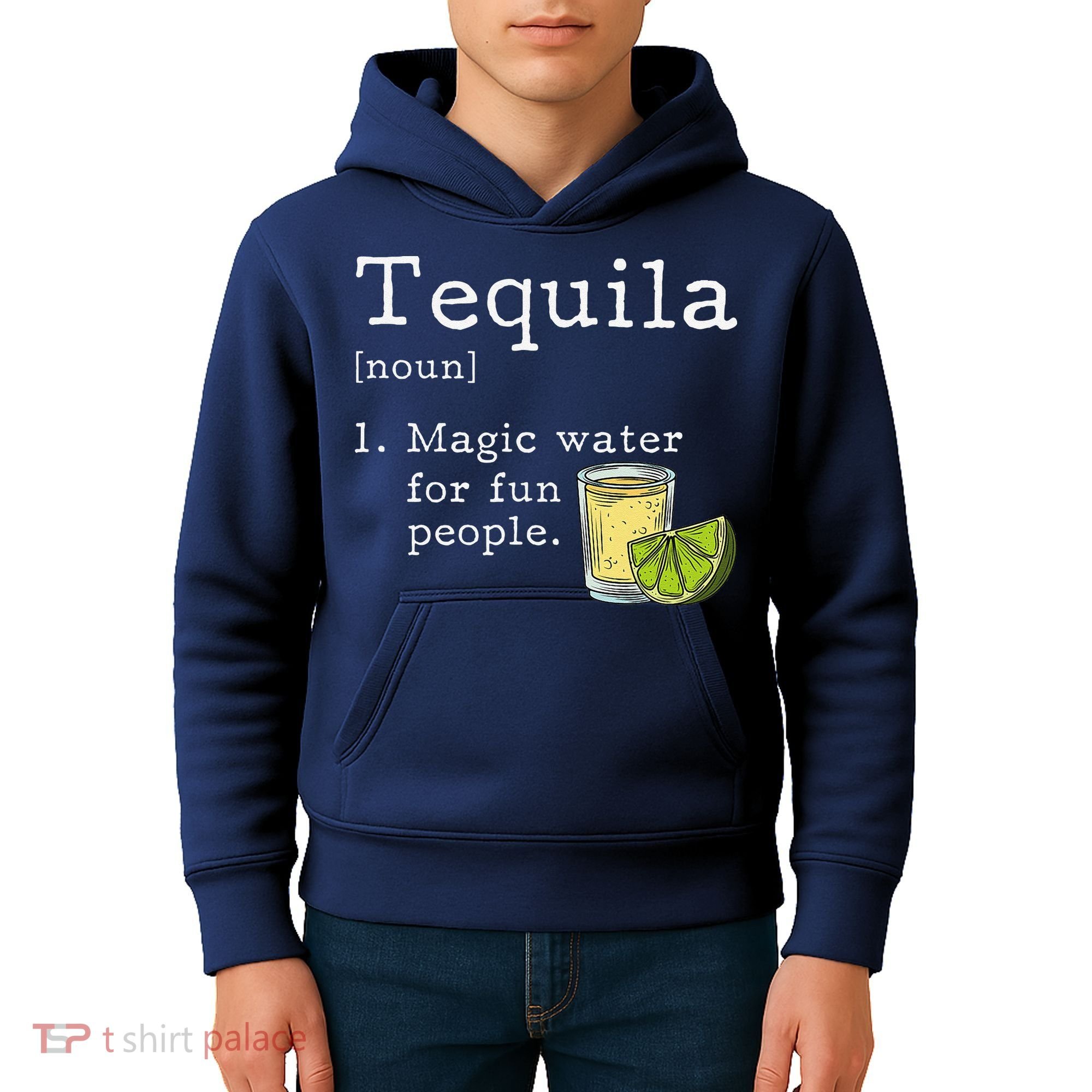 Tequila Definition Magic Water For Fun People Drinking Kids Hoodie