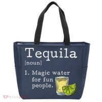Tequila Definition Magic Water For Fun People Drinking Tote Bag thumb 0