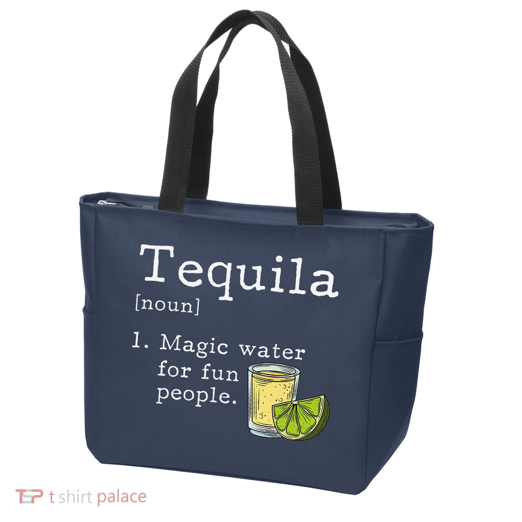 Tequila Definition Magic Water For Fun People Drinking Tote Bag