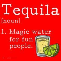 Tequila Definition Magic Water For Fun People Drinking Santa Hat thumb 1