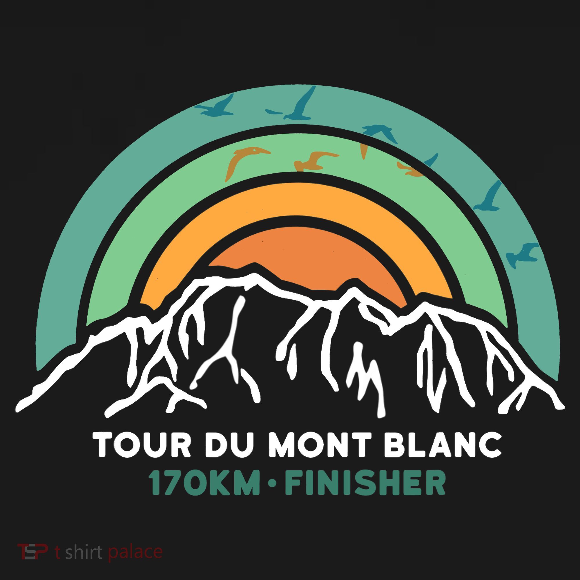 Tour Du Mont Blanc Finisher Chamonix France Hiking Souvenir Ornament