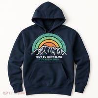 Tour Du Mont Blanc Finisher Chamonix France Hiking Souvenir Hoodie thumb 0
