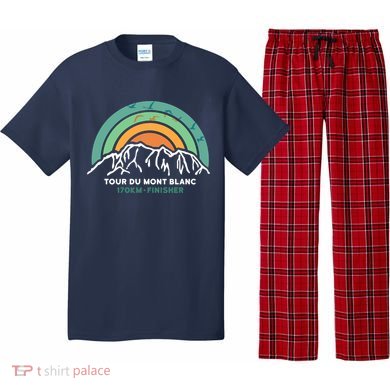 Tour Du Mont Blanc Finisher Chamonix France Hiking Souvenir Pajama Set