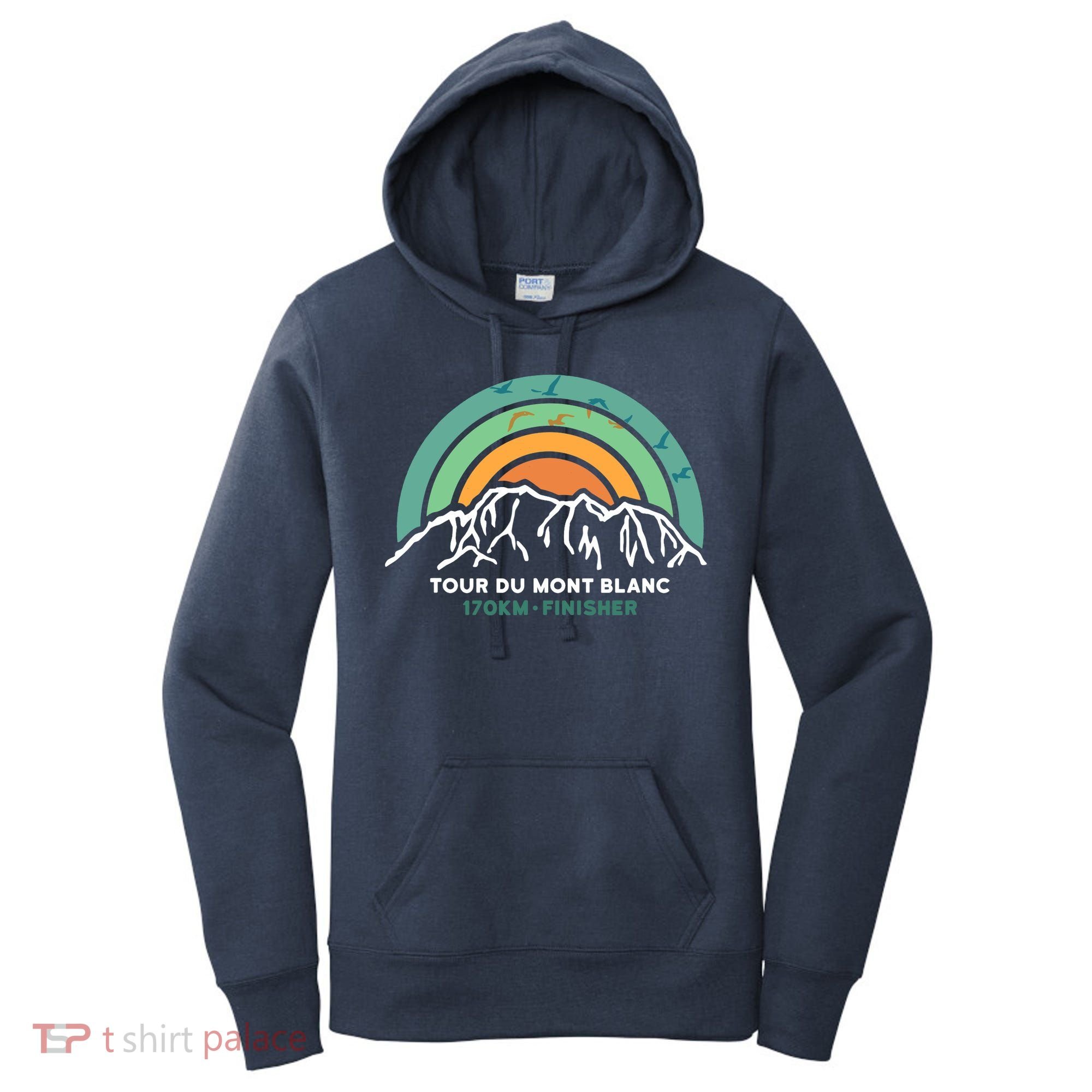 Tour Du Mont Blanc Finisher Chamonix France Hiking Souvenir Women's Hoodie
