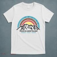 Tour Du Mont Blanc Finisher Chamonix France Hiking Souvenir T-Shirt thumb 5