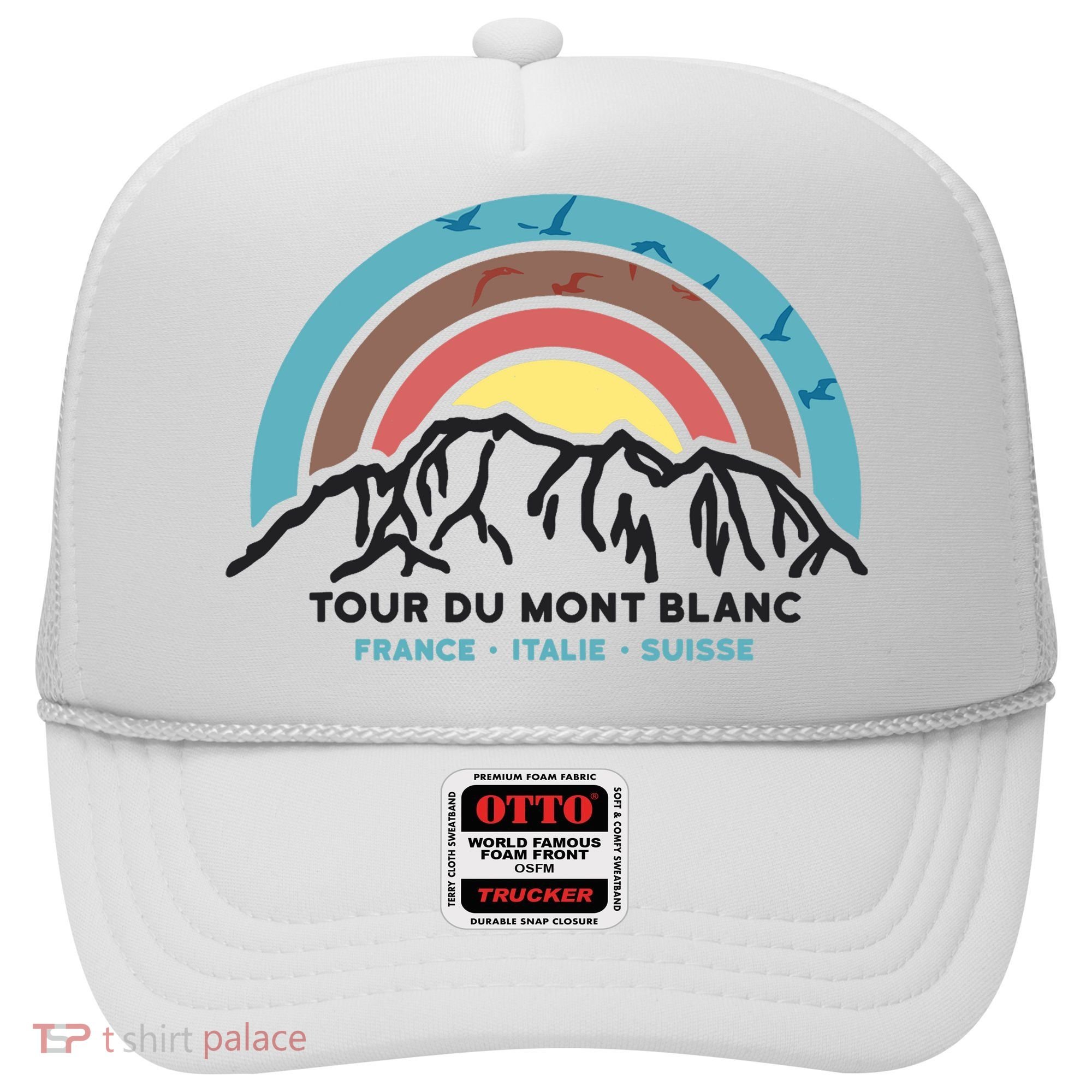 Tour Du Mont Blanc Finisher Chamonix France Hiking Souvenir Hat