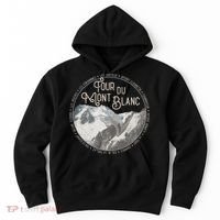 Tour Du Mont Blanc Gear European Hiking Trail Souvenir Hiker Hoodie thumb 0