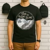 Tour Du Mont Blanc Gear European Hiking Trail Souvenir Hiker T-Shirt thumb 6