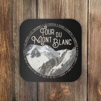 Tour Du Mont Blanc Gear European Hiking Trail Souvenir Hiker Coaster thumb 0