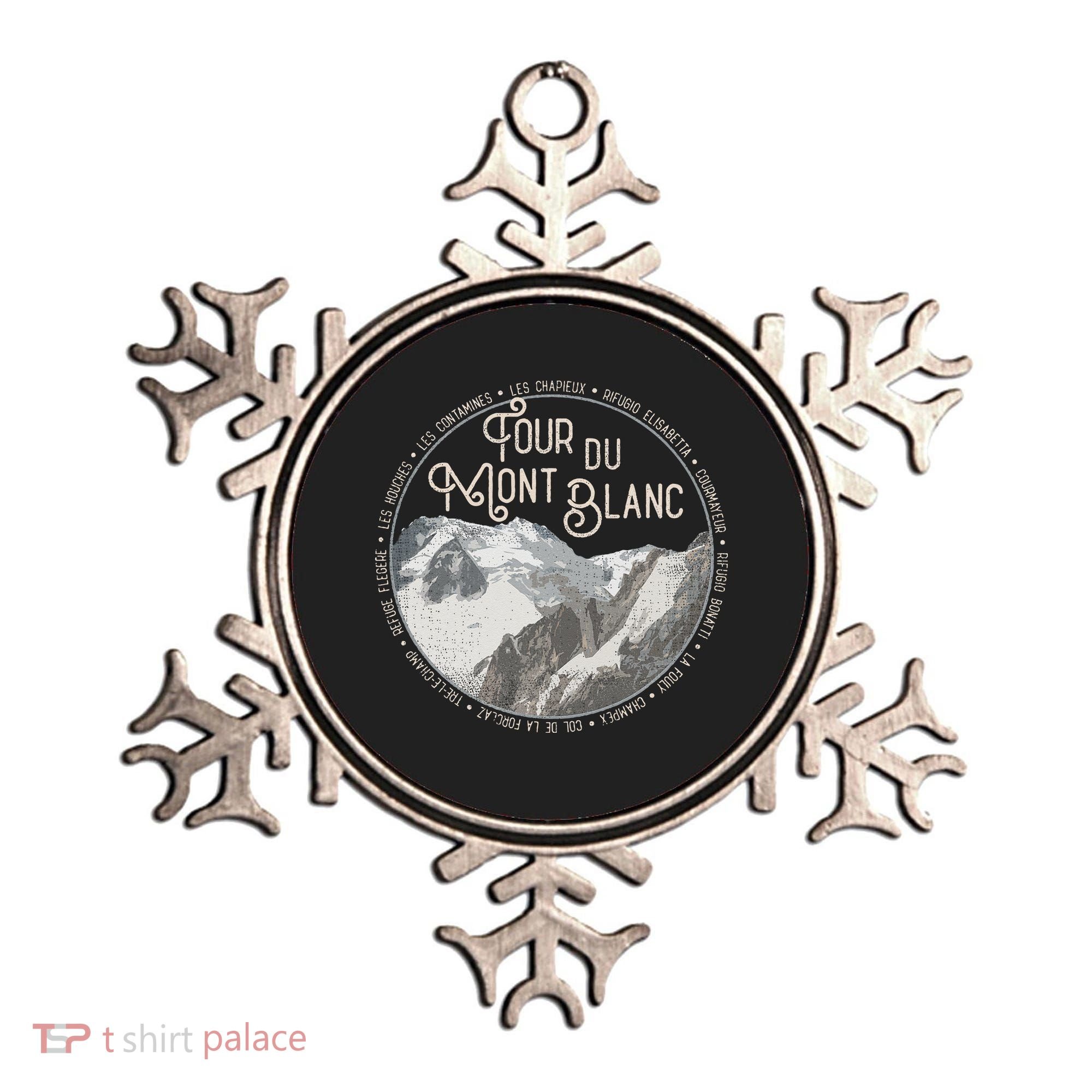 Tour Du Mont Blanc Gear European Hiking Trail Souvenir Hiker Ornament