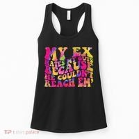 Tie Dye My Ex Hates My Guts Because He Couldn't Reach Em' Women's Tank Top thumb 0