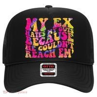 Tie Dye My Ex Hates My Guts Because He Couldn't Reach Em' Hat thumb 0