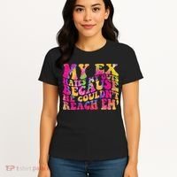 Tie Dye My Ex Hates My Guts Because He Couldn't Reach Em' Women's T-Shirt thumb 4