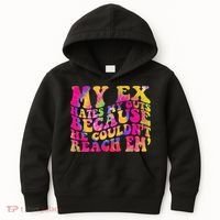 Tie Dye My Ex Hates My Guts Because He Couldn't Reach Em' Kids Hoodie thumb 0